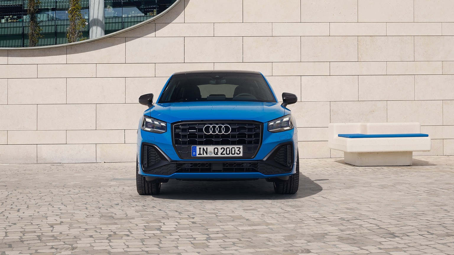 Front view of the Audi Q2